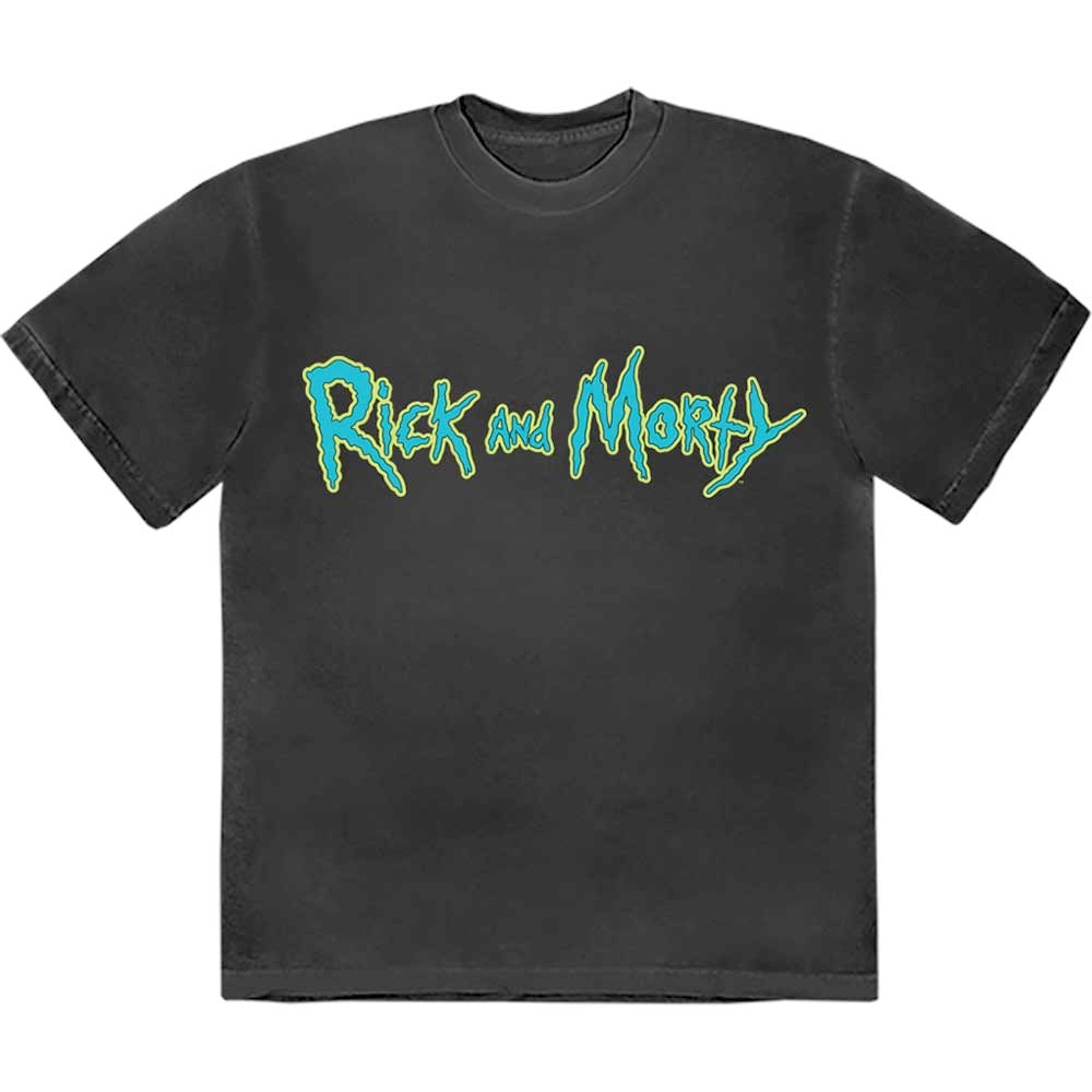 Rick And Morty - Logo Tshirt Homme - Noir